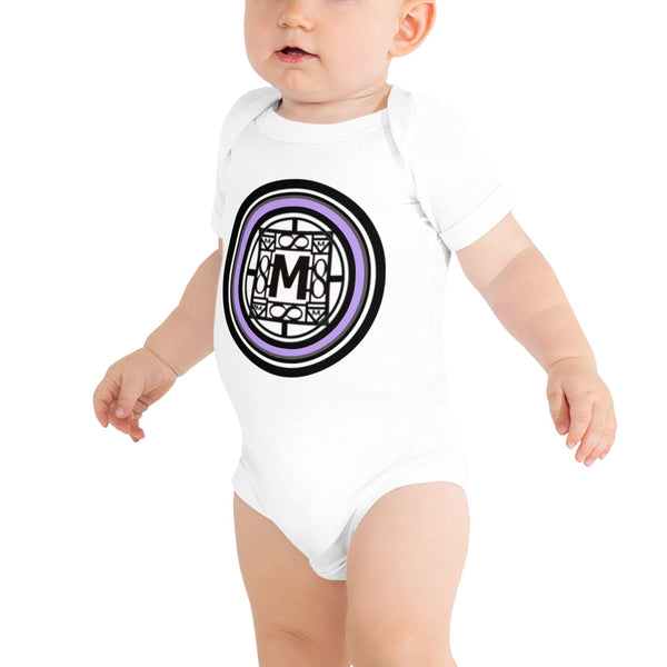 MONEYBARE N4TN-1 Baby Bodysuit One-Piece Onesie - Lilac