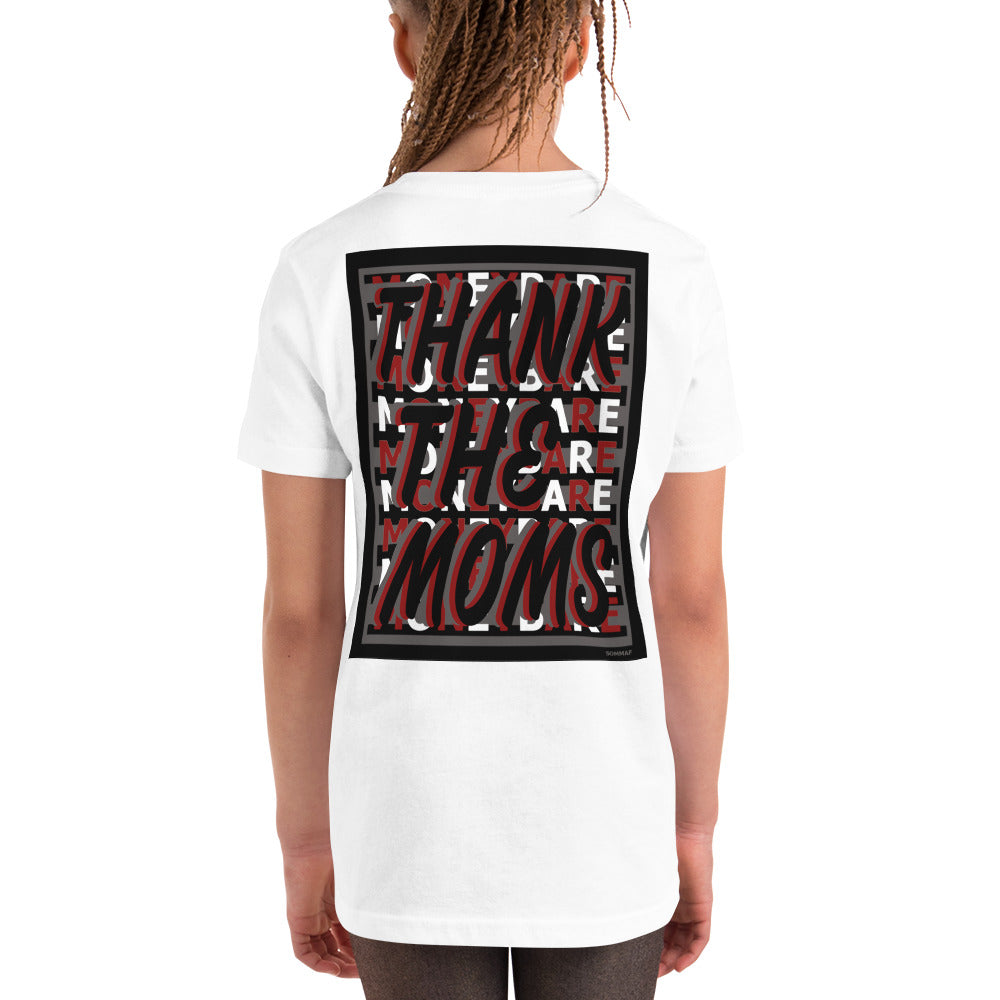 MONEYBARE TTM-1 Youth Short Sleeve Premium T-Shirt - Red In Icon