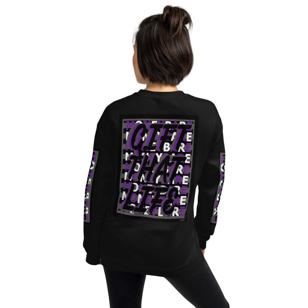 MONEYBARE GTL-1 Sweatshirt - Purple