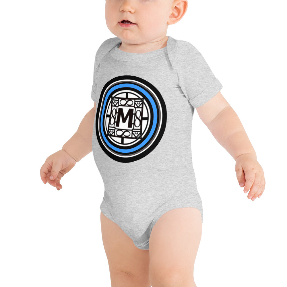 MONEYBARE NI14NT-1 Baby Bodysuit One-Piece Onesie - Aqua