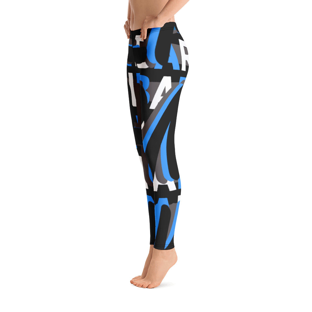 MONEYBARE Boss Fancy FTB-1 "Contouresque" Leggings - Aqua