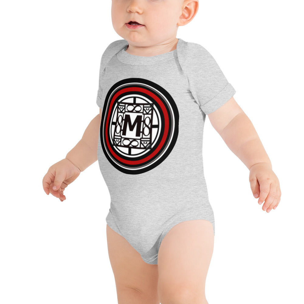 MONEYBARE N14NT-1 Baby Bodysuit One-Piece Onesie - Red