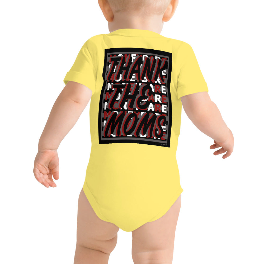 MONEYBARE TTM-1 Baby Bodysuit One-Piece Onesie - Red