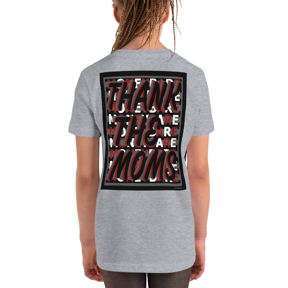 MONEYBARE TTM-1 Youth Short Sleeve Premium T-Shirt - Red In Icon