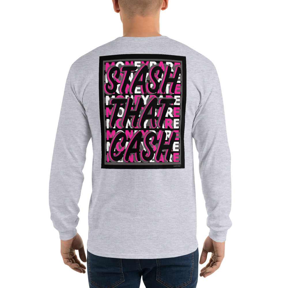 STC-1  Men’s Long Sleeve Shirt - Pink