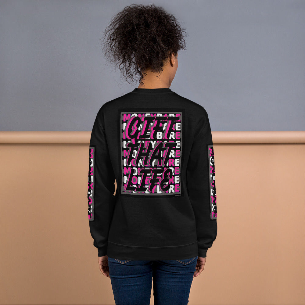 MONEYBARE GTL-1 Sweatshirt - Pink