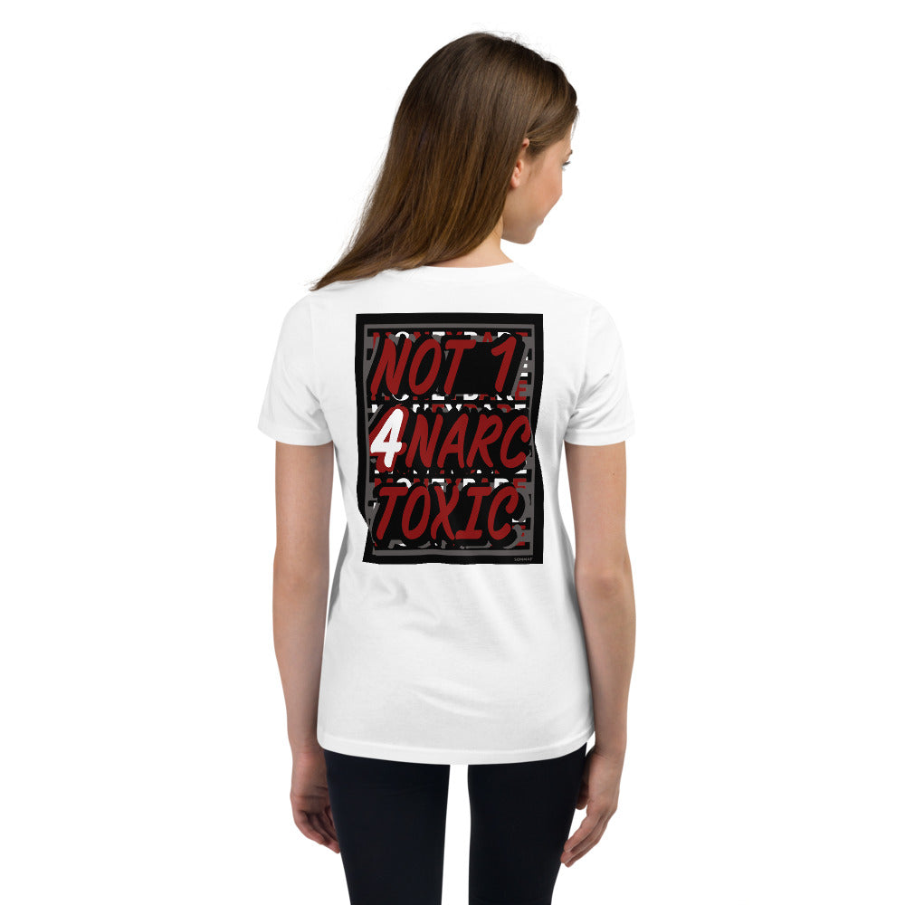 MONEYBARE N14NT-1 Youth Short Sleeve Premium T-Shirt - Red In Icon