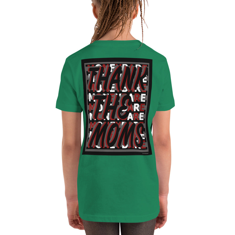 MONEYBARE TTM-1 Youth Short Sleeve Premium T-Shirt - Red In Icon