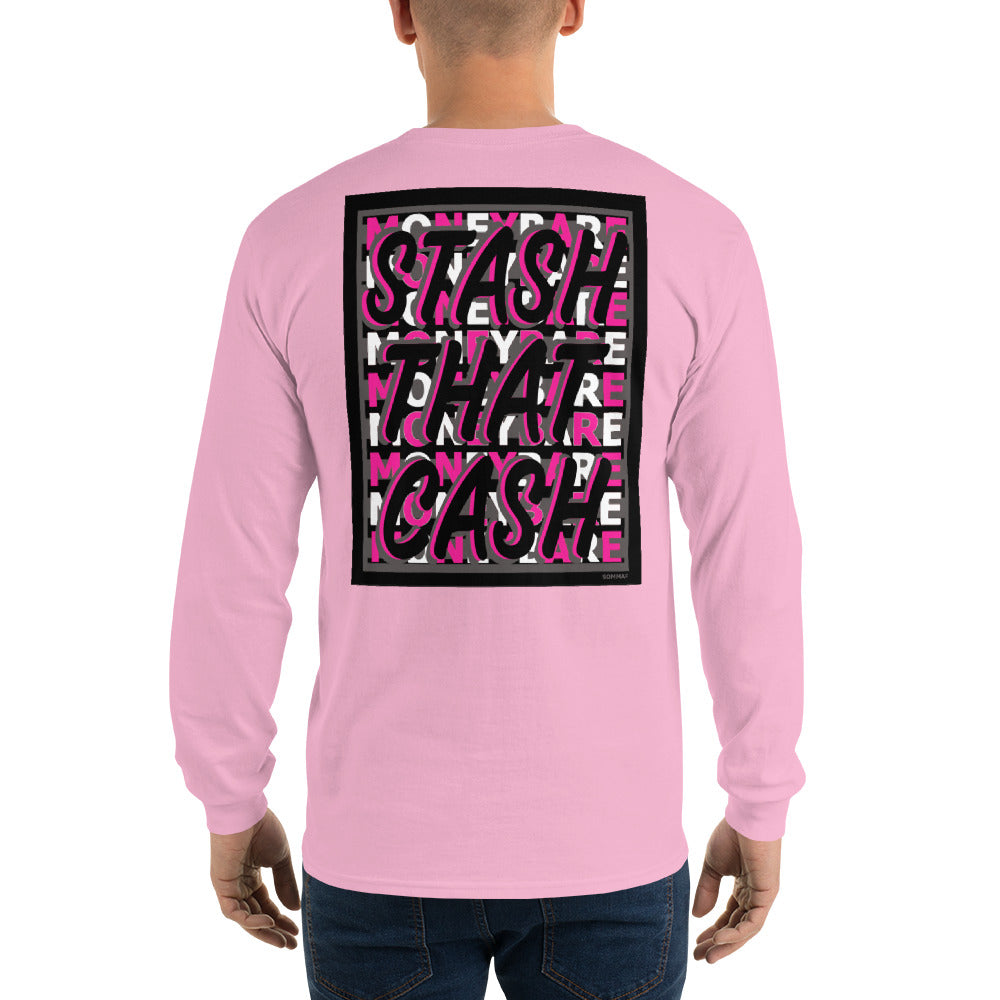 STC-1  Men’s Long Sleeve Shirt - Pink