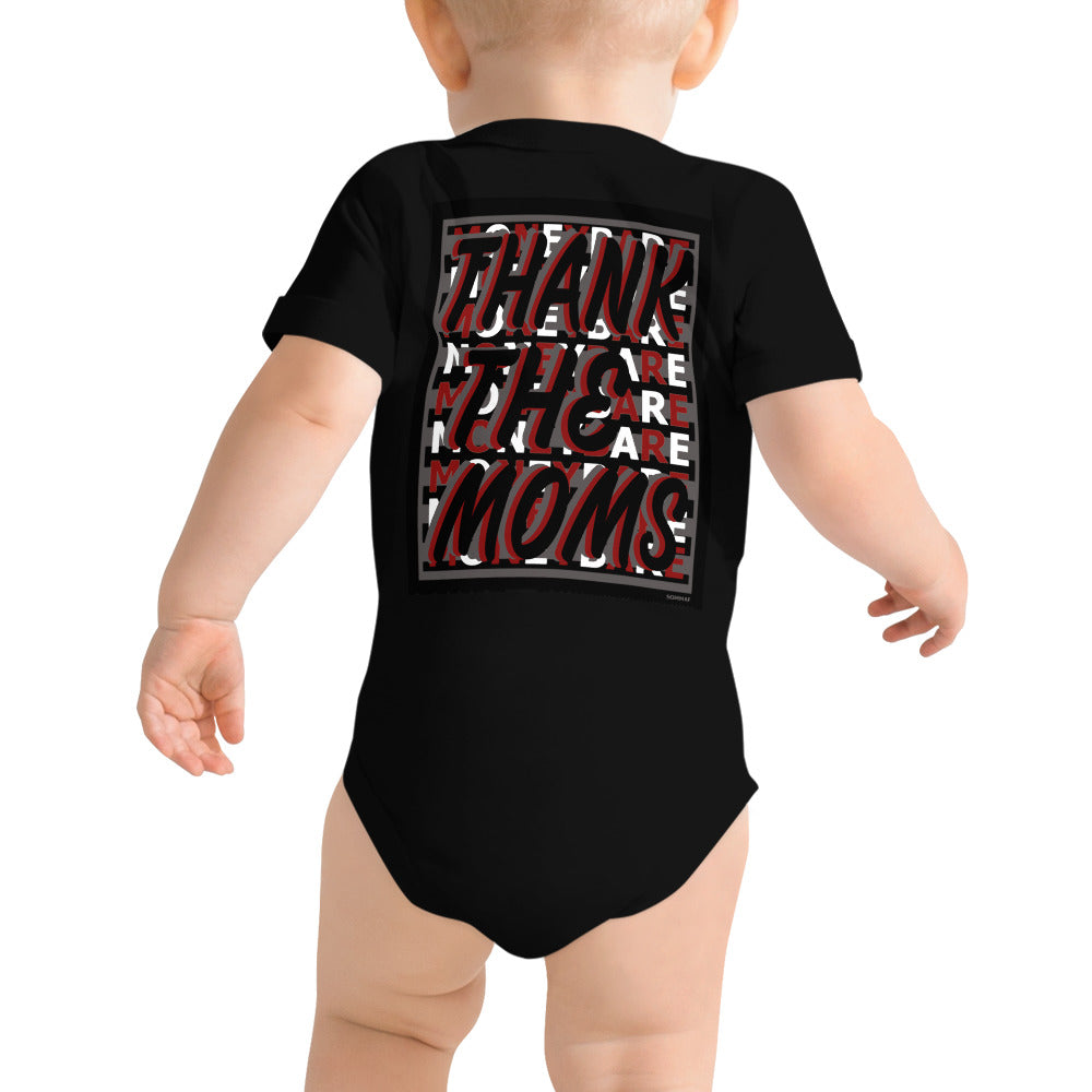 MONEYBARE TTM-1 Baby Bodysuit One-Piece Onesie - Red