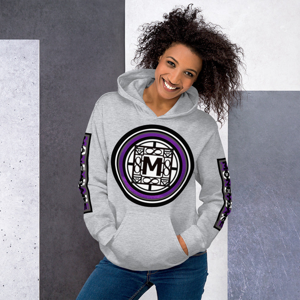 MONEYBARE IDSN-1 Hoodie - Purple Icon