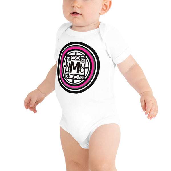 MONEYBARE FTB-1 Baby Bodysuit One-Piece Onesie - Pink