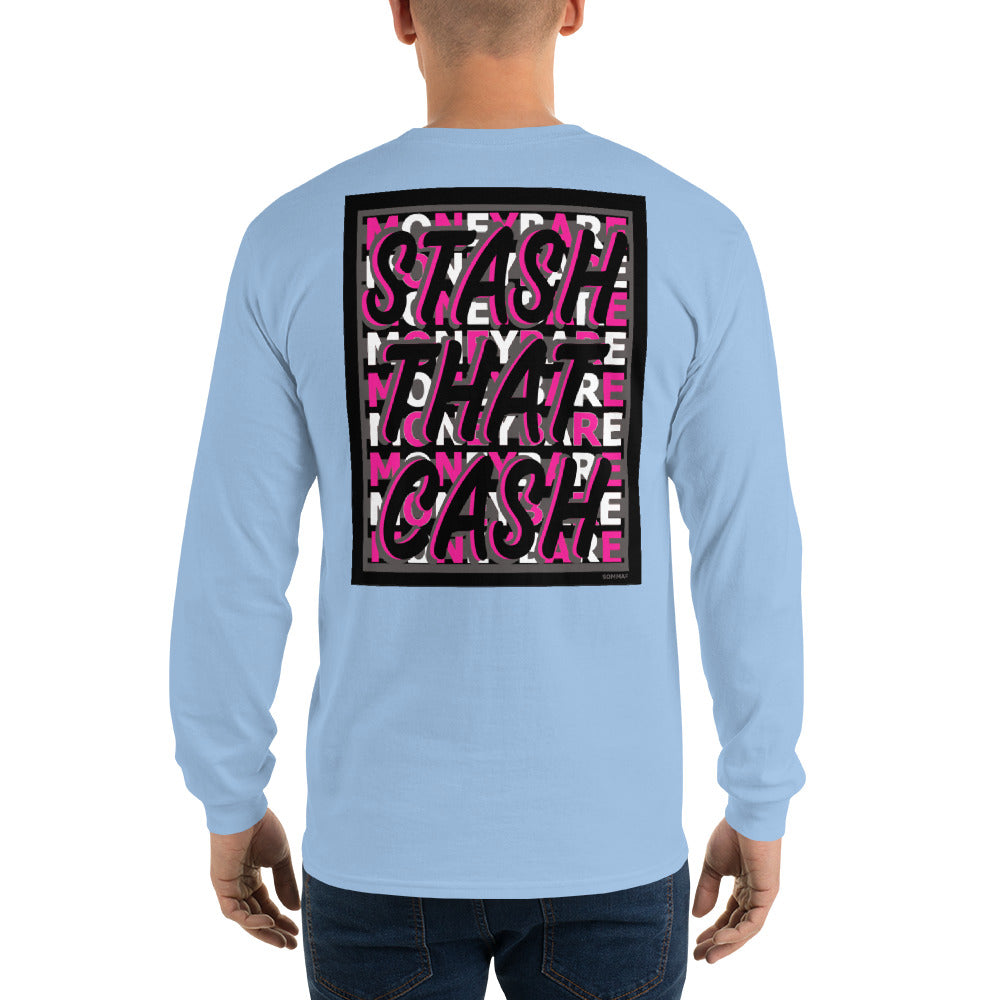 STC-1  Men’s Long Sleeve Shirt - Pink