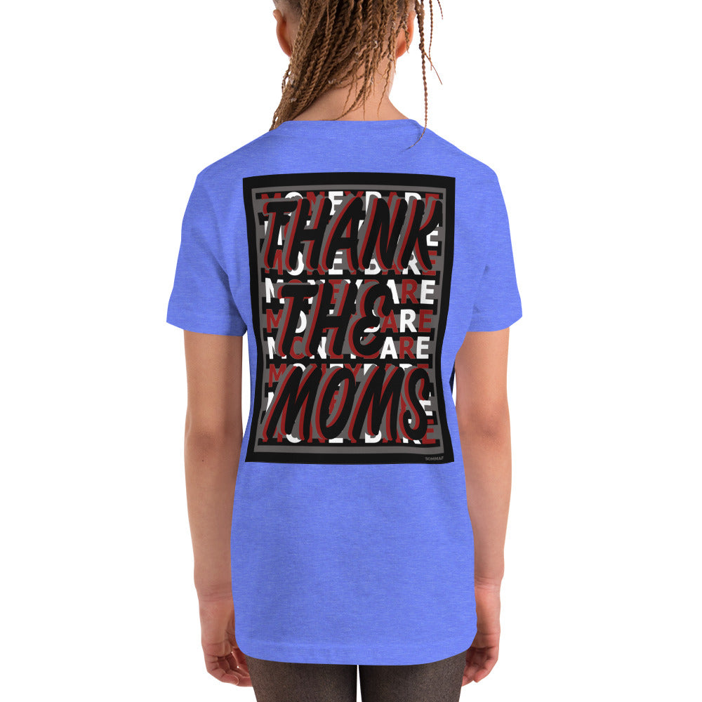 MONEYBARE TTM-1 Youth Short Sleeve Premium T-Shirt - Red In Icon