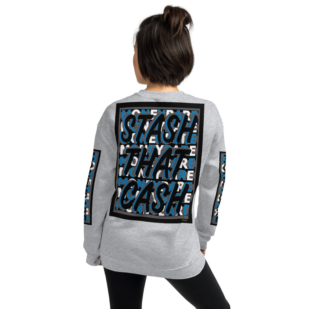 MONEYBARE STC-1 Sweatshirt - Blue