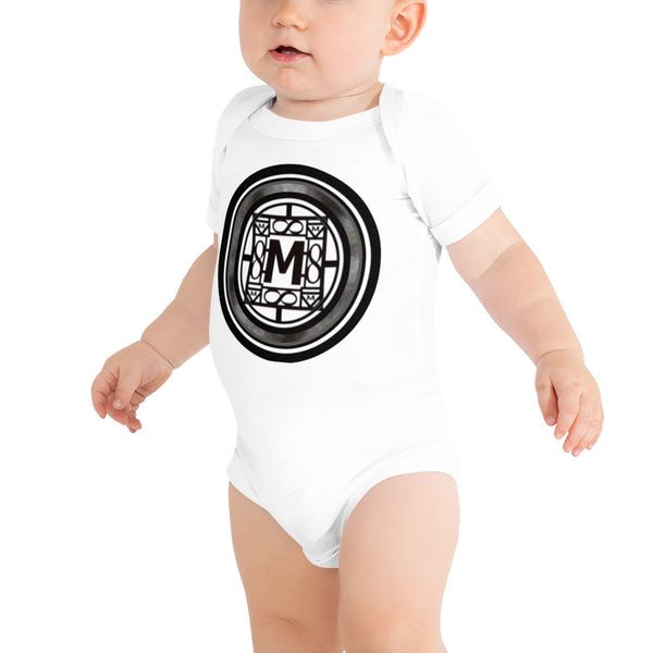 MONEYBARE TTM-1 Baby Bodysuit One-Piece Onesie - Grey