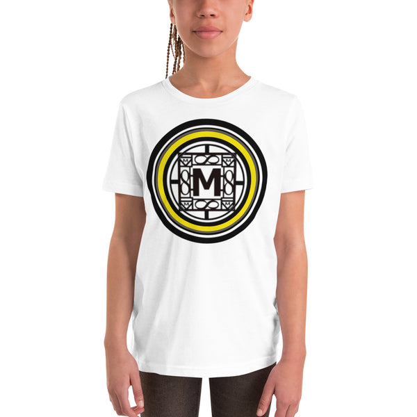 MONEYBARE TTM-1 Youth Short Sleeve Premium T-Shirt - Yellow In Icon