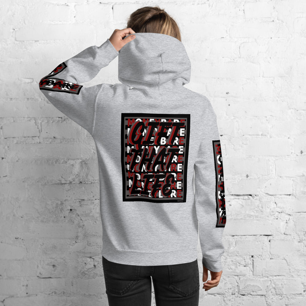MONEYBARE GTL-1 Hoodie - Red