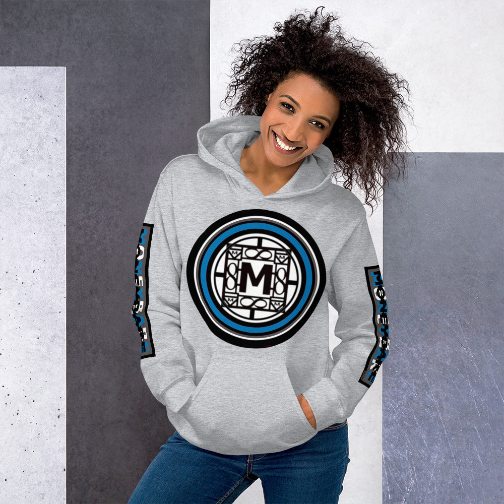 MONEYBARE IDSN-1 Hoodie - Blue Icon