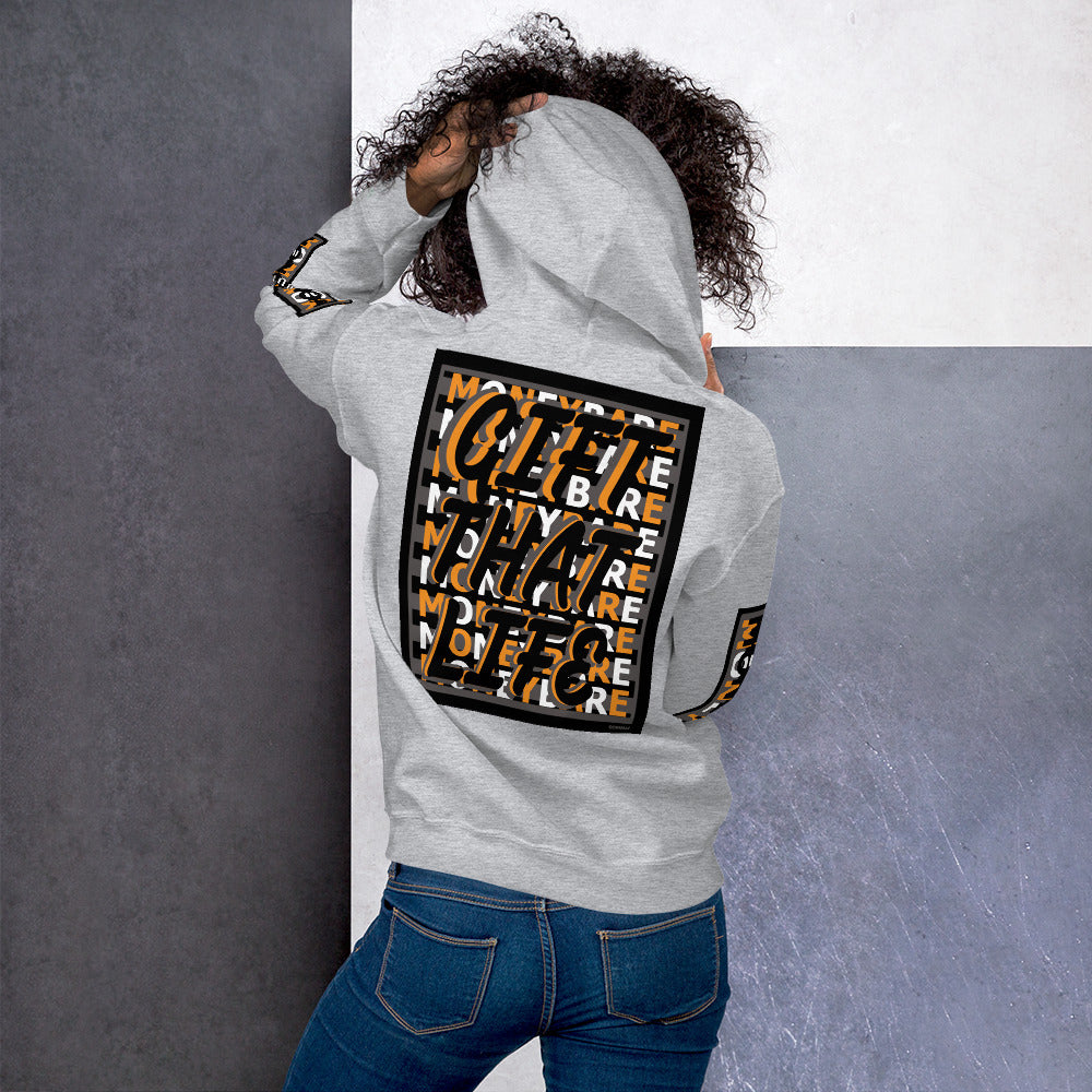 MONEYBARE GTL-1 Hoodie - Orange