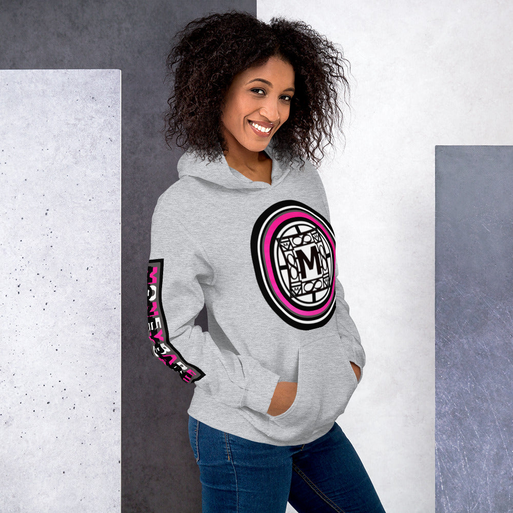 MONEYBARE NS4N-1 Hoodie - Pink Icon