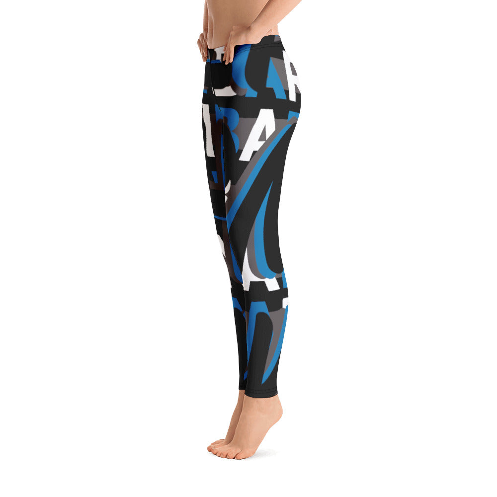 MONEYBARE Boss Fancy FTB-1 "Contouresque" Leggings - Blue in Icon