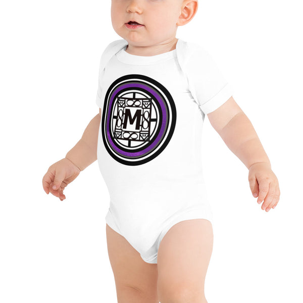 MONEYBARE TTT-1 Baby Bodysuit One-Piece Onesie - Purple