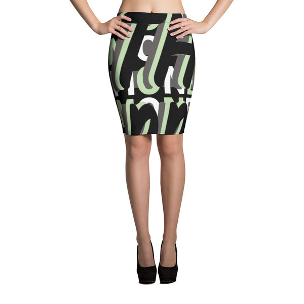 MONEYBARE Boss Fancy FTB-1 Pencil Skirt - Mint Green