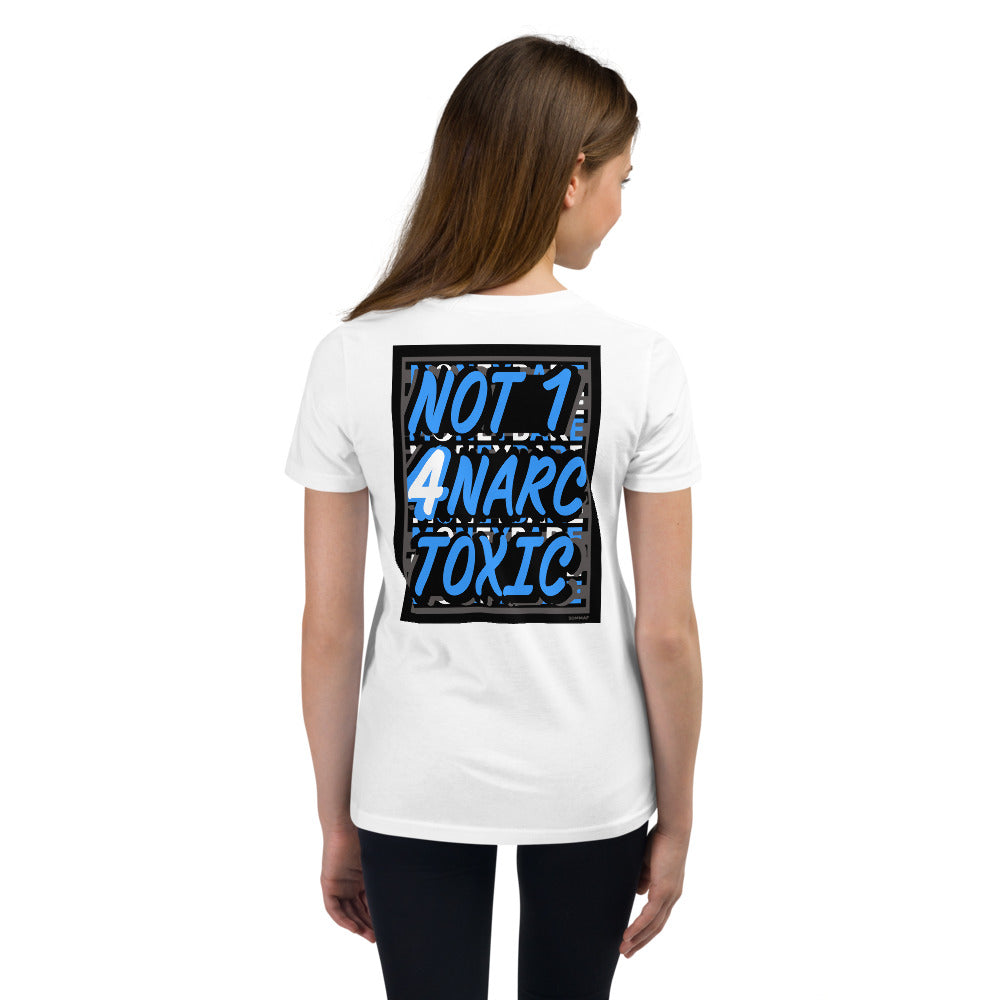 MONEYBARE N14NT-1 Youth Short Sleeve Premium T-Shirt - Aqua In Icon